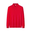 Camisa Polo de Color Sólido con Mangas Largas y Cuello Camisero Camisa Polo Casual de Negocios Transpirable Absorbente de Sudor Ropa para Actividades de Team Building Camisa Cultural