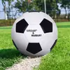Futebol que Brilha no Escuro para Crianças, Couro PU, Adequado para Alunos de Jardim de Infância e Ensino Fundamental/Médio, Resistente ao Desgaste, Tamanhos 4 e 5, Bola de Futebol Luminosa
