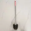 Cepillo para Inodoro Hogareño Esquina de Baño Sin Residuos Tipo Colgante Sin Taladro Cepillo de Limpieza para Inodoro Mango Largo Cepillo para Inodoro