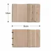 Extensor de Sutiã Elástico de Duas Fileiras com Três Fivelas, 9cm de Comprimento, Fivela de Extensão de Sutiã de Aço Inoxidável, Conector Alongador