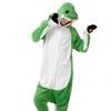 Otoño e Invierno Ciervo Verde Tiburón Verde Serpiente Unisex Infantil Dibujos Animados Muñeco de Nieve Xuebao Siemian Pijamas Franela Ropa de Casa