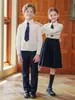 Conjunto de uniforme escolar estilo universitario para estudiante de primaria, toga para foto de graduación, atuendo para actuación del Día del Niño, uniforme de kínder, uniforme de clase de coro