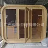 Direto da fábrica luz quadrada onda vermelha cedro vermelho lazer exterior sala de banho a vapor seca sala de sauna villa desintoxicação casa casa de energia