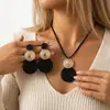 Pendientes de aro con forma de corazón de diamantes de imitación creativos, superventas transfronterizos europeos y americanos, conjunto de joyería elegante y favorecedor