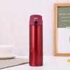 Taza termo simple de acero inoxidable al vacío para estudiantes, de bebida directa, portátil, para agua, para oficina, recta, al por mayor