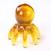 Pente Massageador de Polvo, Massageador de Cabeça de Polvo, Pente de Terapia Capilar Meridianos, Pente Gua Sha Portátil para Desbloquear Pontos de Acupuntura