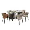 Silla de comedor para el hogar de lujo ligero estilo italiano, silla de restaurante de hotel de alta gama, silla para reuniones de empresa, silla para invitados de bar, silla para barra de bar, silla con respaldo