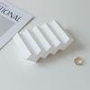 Ins Minimalista Blanco Ola Escaleras Irregulares Yeso Accesorios de Fotografía Adornos Decorativos Fondo