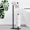 Portarrollos de Papel Higiénico de Hierro Vertical Personalizado para Baño Accesorios de Ferretería para el Hogar Accesorios de Baño Almacenamiento de Rollos de Papel Higiénico de Pie
