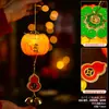 Linterna del Festival de Mediados de Otoño Adorno Colgante Terminado Nuevo Estilo 2026 Linterna de Palacio Estilo Antiguo Luminosa de Mano para Niños Decoración Colgante de Caqui Ruyi