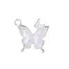 Colgante de mariposa bicolor de ensueño, diseño de nicho, pendientes, pulseras, collares y accesorios de alta gama hechos a mano.