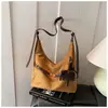Moda Versátil de Otoño e Invierno 2026 Transfronteriza, Bolso Tipo Dumpling Grande para Mujer, Bolso de Hombro Casual de Gran Capacidad y Bolso Cruzado