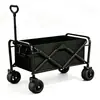 Carrito de camping, carrito de puesto plegable, remolque pequeño de camping al aire libre, carrito de viaje portátil para picnic de campamento