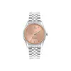 Reloj Vivian Rose Powder Reloj Rosa Oscuro Occidental Reloj de Cuarzo Saturno Banda de Acero Reloj para Mujer Pequeño Azul V Pequeño Reloj Dorado