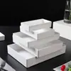 Plato rectangular de melamina plato para exhibir guisos estofados comida cocinada plato para exhibir alimentos plato para platos fríos bandeja de plástico blanca caja comercial para cuello de pato