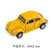 Transfronteiriço 1:60 Liga Carro de Brinquedo Fusca Carro Clássico Retro Três Portas Puxar para Trás Carro Modelo de Carro Infantil Brinquedo