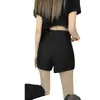 Shorts de Talle Alto Nuevos para Primavera/Verano 2025 para Mujeres de Tallas Grandes, Corte Ajustado, Versátiles, Hot Pants que Resaltan la Cadera