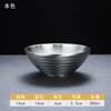 Tazón de fideos fríos de acero inoxidable 304 estilo coreano, tazón de arroz mixto, tazón de ensalada, tazón de sopa, fideos instantáneos, tazón grande dorado, tazón de fideos mixtos