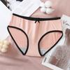 Roupa íntima feminina japonesa, estudantes coreanas, confortável, cintura média, sexy, fofa, plus size, calças femininas, comércio eletrônico internacional