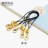 Acessórios para Joias Artesanais DIY Prontos, Cordão Colorido para Celular, Lanyard com Fecho Lagosta, Corrente Preta para Celular, Pingente de Desenho Animado