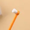 Cepillos de dientes para mascotas personalizados al por mayor, cepillos de limpieza bucal para perros y gatos con cabezal de racimo, cepillos de dientes de tres caras de doble cabeza, cepillos de dientes con cerdas ultra
