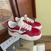 2023 Novos Sapatos Brancos de Solado Grosso All-match Original Board Shoes para Nicho Feminino Biqueira Redonda Trendy Sports Dad Shoes