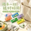 Guantes desechables personalizados, empaquetados individualmente, tiras de caramelo, para catering, comida para llevar, grado alimenticio, PE engrosado, impresión creativa