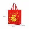 Bolsa de Regalo de la Suerte de Año Nuevo Bolsa de Embalaje Bolsa Tote Bolsa para Pasteles de Luna Tabaco y Alcohol Bolsa de Regalo Frutos Secos Snacks de Frutas Regalo Presente