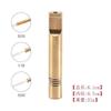 Juegos de cigarrillos DHL Boquilla para cigarrillos con extremo de cobre Filtro de varilla de tiro de alta eficiencia Alquitrán Cigarrillo grueso y fino Filtro de metal de doble propósito Boquilla para cigarrillos