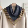 Lenço Quadrado Pequeno Estilo Chinês Lírio 70% Algodão e Linho para Mulheres, Primavera, Outono, Verão, Lenço Pequeno, Faixa de Cabelo Estilo Pastoral