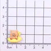 Mini capibara de dibujos animados brillante kappibala accesorios de resina diy goma de crema adornos para coche parche agujero zapatos