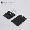 Bolsa de Embalaje para Joyería con Broche Metálico de Cuero PU Bolsa de Almacenamiento para Pulseras Anillos Bolsa Portátil con Tapa para Colgantes Pulseras Joyería