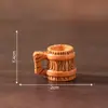 Paisaje en miniatura creativo simulación de un juego de elaboración de vino de flor de durazno rojo para hija, accesorios de decoración DIY para casa de muñecas, adornos en miniatura
