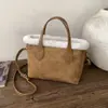 Cross2026 Otoño Invierno Nuevo Versátil para el Trabajo Bolso Cubo de Mano para Mujer Nicho Gama Alta Retro Bolso de Hombro Cruzado