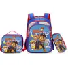 Nueva Mochila Escolar de Dibujos Animados Kpop Sudamericana de Comercio Exterior Set de Tres Piezas Mochila Ultra Ligera Impermeable