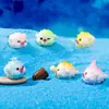 Micro-Paisaje Creativo Lindo Delfín Acuario Pecera Paisajismo Manualidades de Resina DIY Accesorios Adornos Pequeños de Escritorio