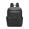 Mochila de Negocios para Hombre de Piel de Vaca de Primera Capa para Portátil de 15 Pulgadas Mochila de Gran Capacidad para Hombre de Gama Alta