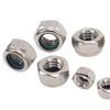 Acero Inoxidable 304/316 Tuerca Autoblocante de Nailon Din985 Hexagonal Autoblocante Antiaflojamiento Rosca Fina Rosca Inversa Tapa de Tornillo M3