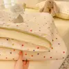 Colcha de aire acondicionado amigable con la piel hecha de tela de algodón arrugado, colcha de verano fresca y refrescante con spandex, núcleo de colcha suave