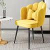 Silla de Comedor Silla de Restaurante Respaldo Silla de Maquillaje de Celebridad en Línea para Dormitorio de Niña Tocador Uñas Arte Sencillo Estilo Ins Fábrica