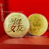 Shuibei Mismo Estilo Moneda de Oro 50mg Oro Puro 999 Riqueza Instantánea Moneda de Oro Conmemorativa Regalo de Cumpleaños Venta al por Mayor