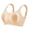 Taza base de conejo refrescante, lencería de verano para mujer, ultradelgada y transpirable, con un hermoso diseño en la espalda, sin costuras e invisible, hecha de tela de seda de hielo