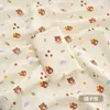 Sábana tipo wrap de gasa para bebé, tipo a, doble capa, algodón puro, transpirable, manta envolvente, colcha ligera de dibujos animados para bebés y niños pequeños