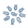 Novo Buraco Horizontal Peixe Pequeno 8x 15 Pingente de Cor Galvanizada DIY Pulseira Jóias Artesanais Frisado Contas de Cristal Material Acessórios