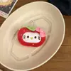 Nuevo y lindo colgante de llavero de frutas KT, accesorio para mochila de estudiante, regalo de llavero versátil