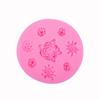 Variedades de Molde de Silicona para Flores Rosa Camelia Arcilla Cerámica Blanda Pegamento Gota Accesorios Plegable Azúcar Chocolate Horneado