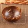 Celebridad de Internet Creativo Tazón de Cáscara de Coco Tronco Tazón de Coco Agua Azucarada Vajilla Batido Postre Ensalada de Frutas Comida Ligera Hogar