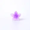 Clip de Plástico de Flor de Huevo con Punta de Copo de Nieve Mediano 6CM Pasador Caliente Transfronterizo Accesorios para el Cabello con Atmósfera de Vacaciones para Cola de Caballo Alta de Mujer