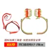 Hebillas para Piernas Trepa de Árboles Electricista Herramientas para Trepar Árboles Telecomunicaciones Poste de Madera Hebillas para Piernas Hebillas para Piernas de Trepa de Postes Estándar Nacional Zapatos de Hierro Engrosados