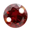 Agujero Doble Redondo Circonita Cúbica Zirconia Piedra Suelta Perforada con Agujeros Pendientes Blancos Coloridos Colgante Collar Pulsera de Cuentas Sueltas para Manualidades